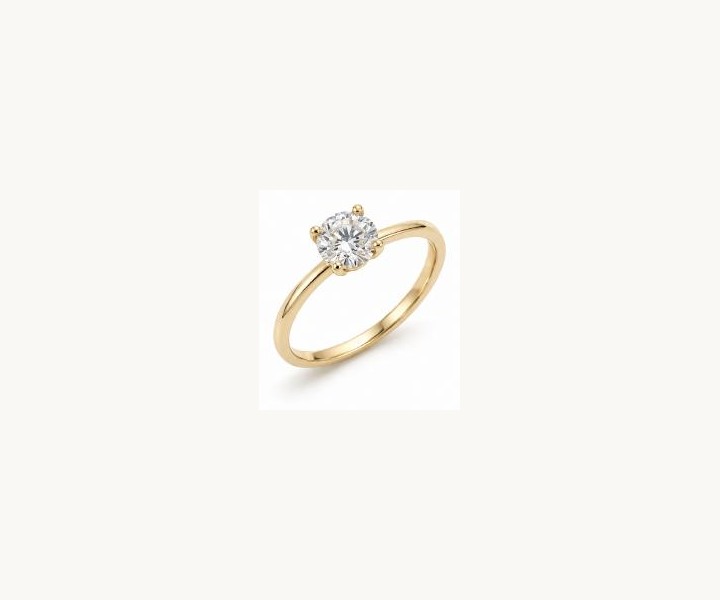 Half-Carat Lab Solitaire
