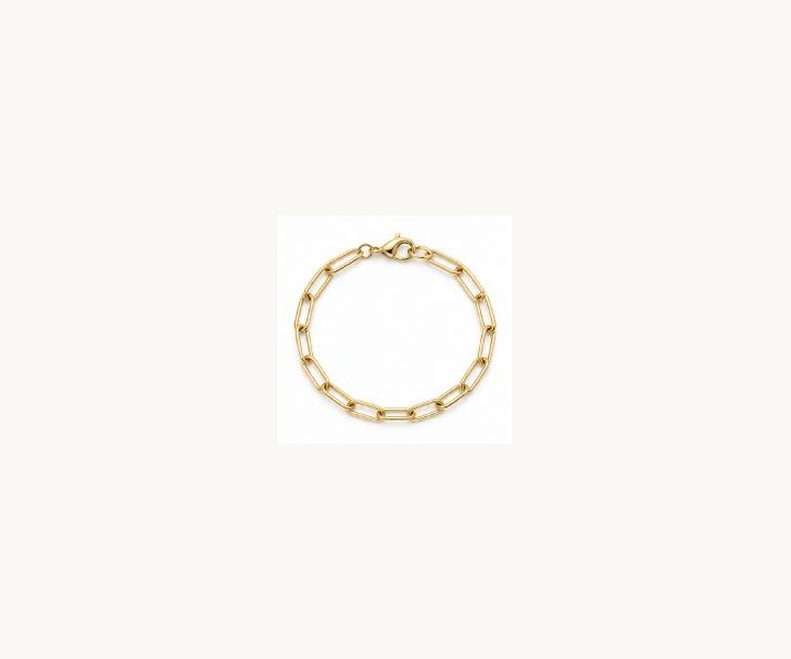 Vermeil Paperclip Bracelet
