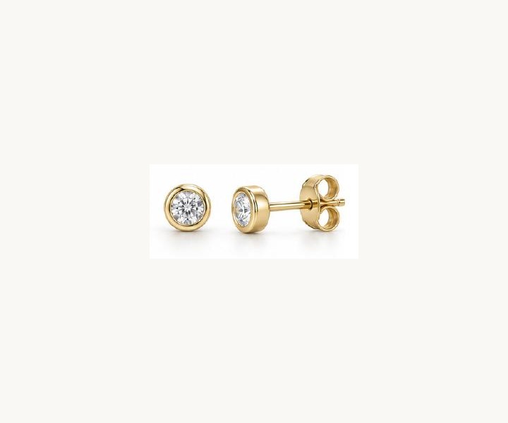 Bezel Lab Diamond Studs