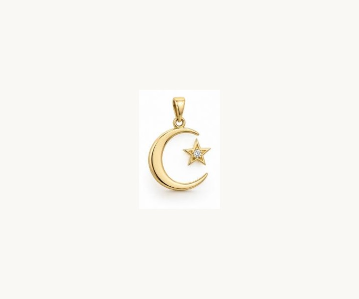Crescent Star Pendant