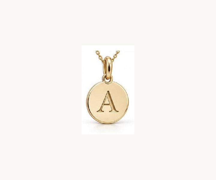 Initial Disc Pendant