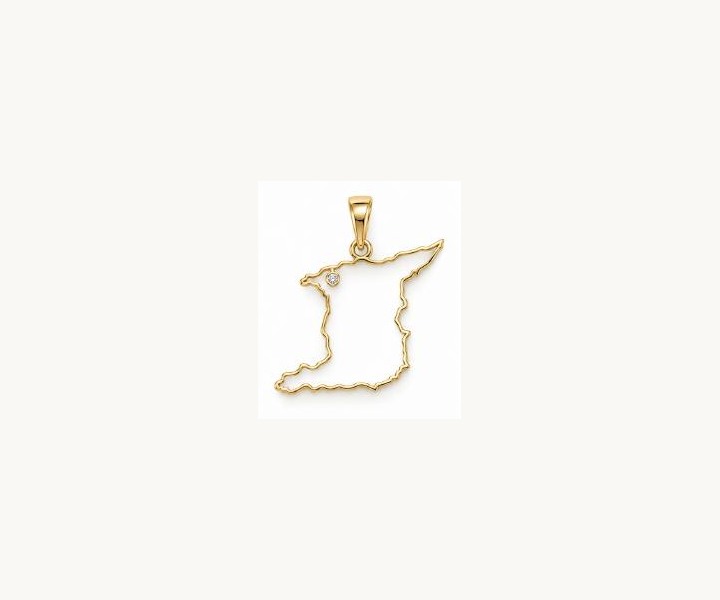 Trinidad Outline Pendant