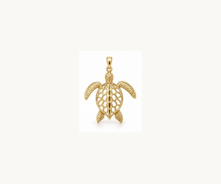Leatherback Turtle Pendant